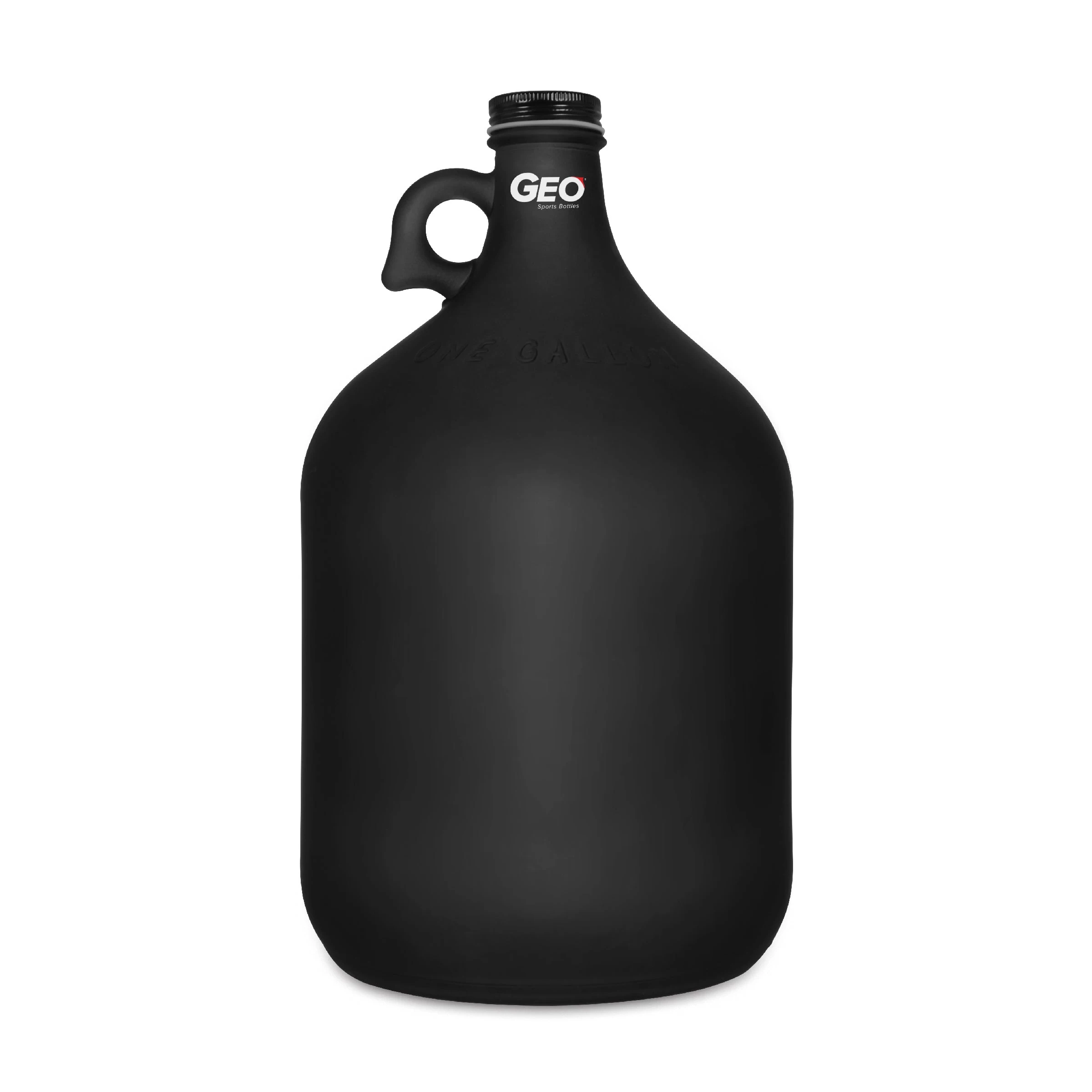 Geo 1 Gallon Frosted Glass Bottles (4-Pack) - Image 3