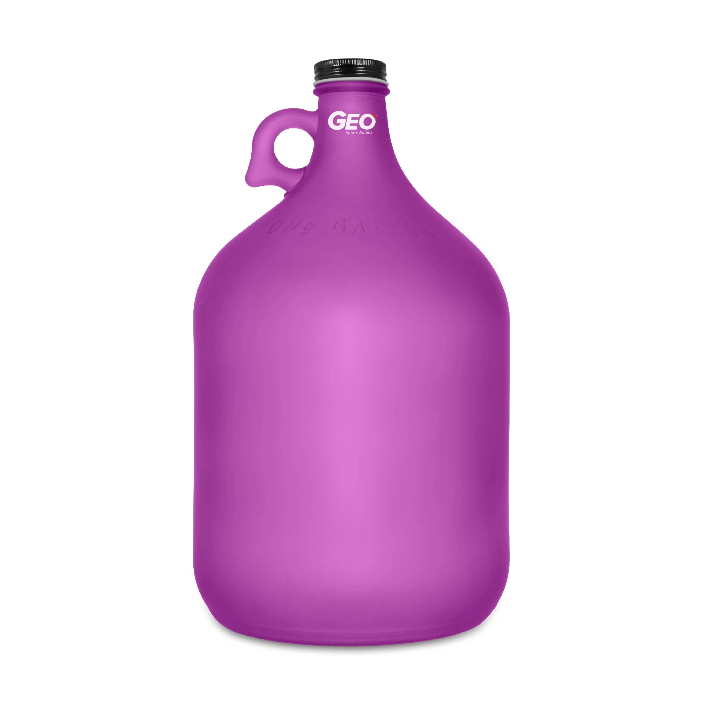 Geo 1 Gallon Frosted Glass Bottles (4-Pack) - Image 7