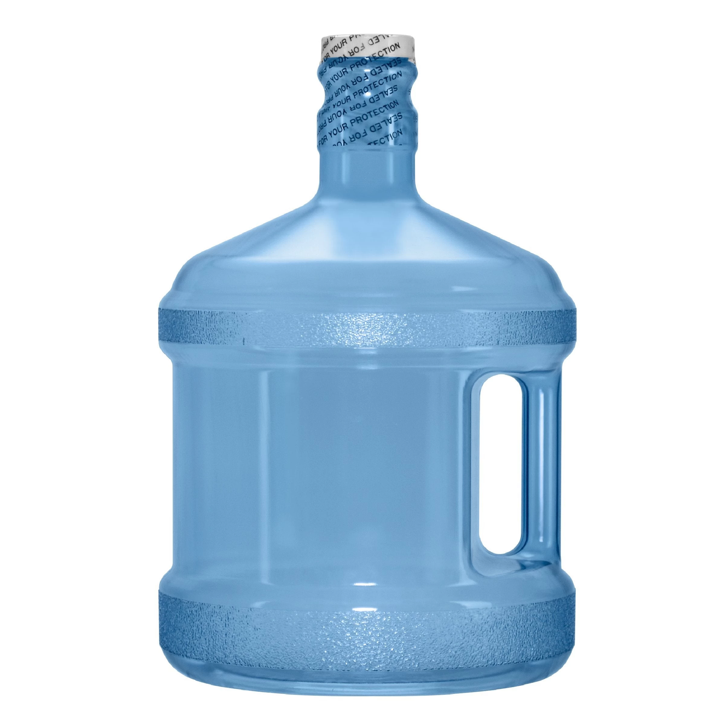 2 Gallon BPA Free Reusable Plastic Water Bottle With Screw Cap