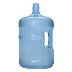 5 Gallon Polycarbonate Plastic Reusable Water Bottle With Crown Top.