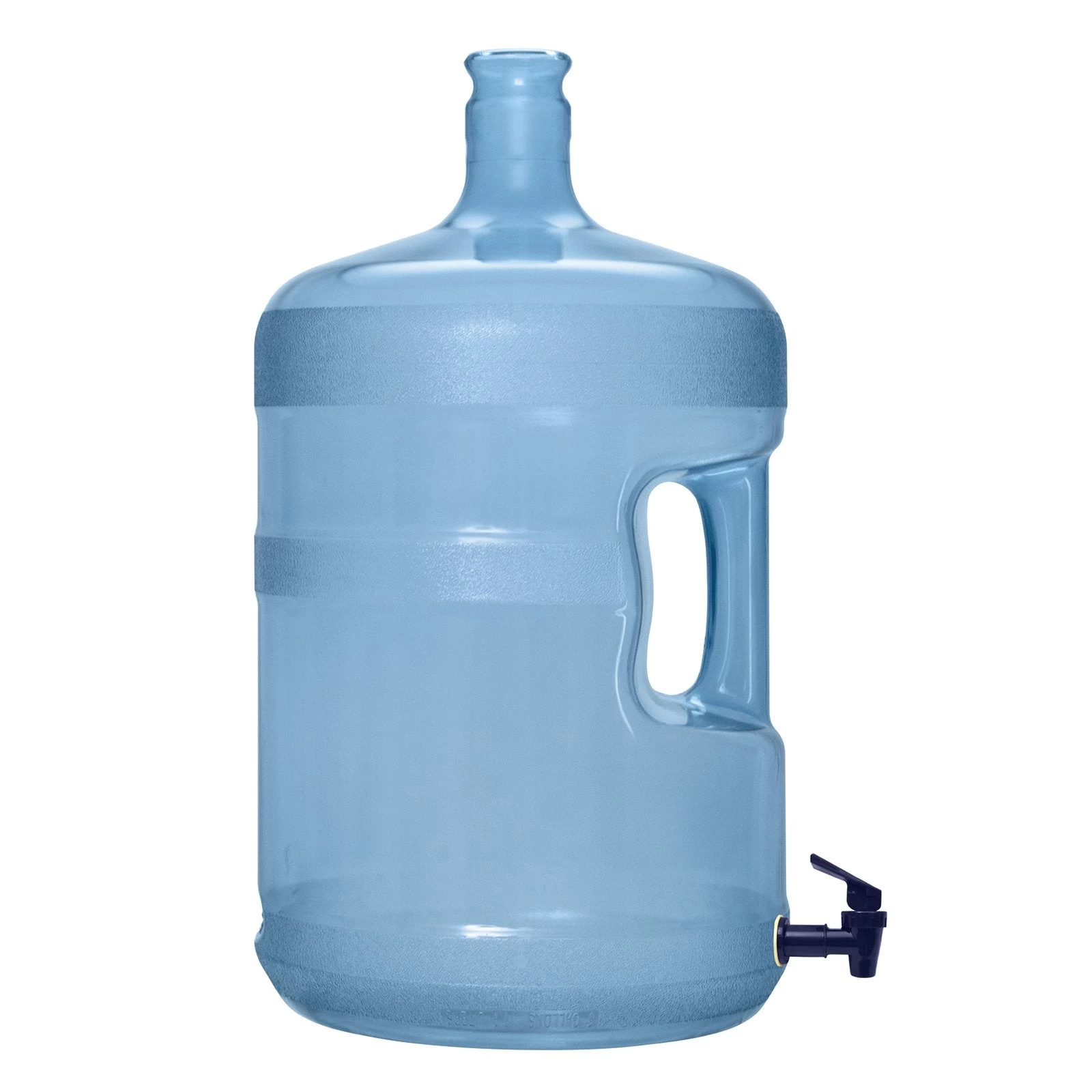 5 Gallon Polycarbonate Plastic Reusable Water Bottle With Crown Cap And Valve