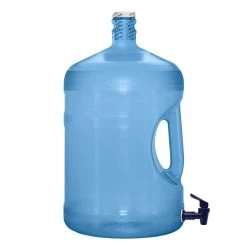 5 Gallon BPA Free Reusable Plastic Water Bottle With Screw Cap And Valve