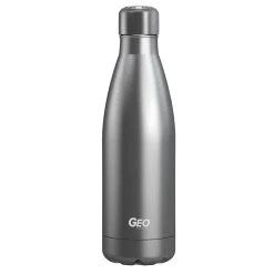 17 Ounce Stainless Steel Water Bottle, Powdered Sports Bottle, With 38 Mm Steel Cap, GEO
