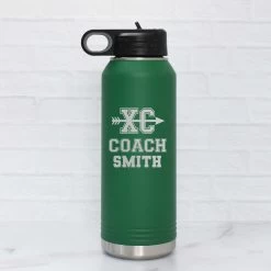 Personalized Cross Country Coach Water Bottle With Name