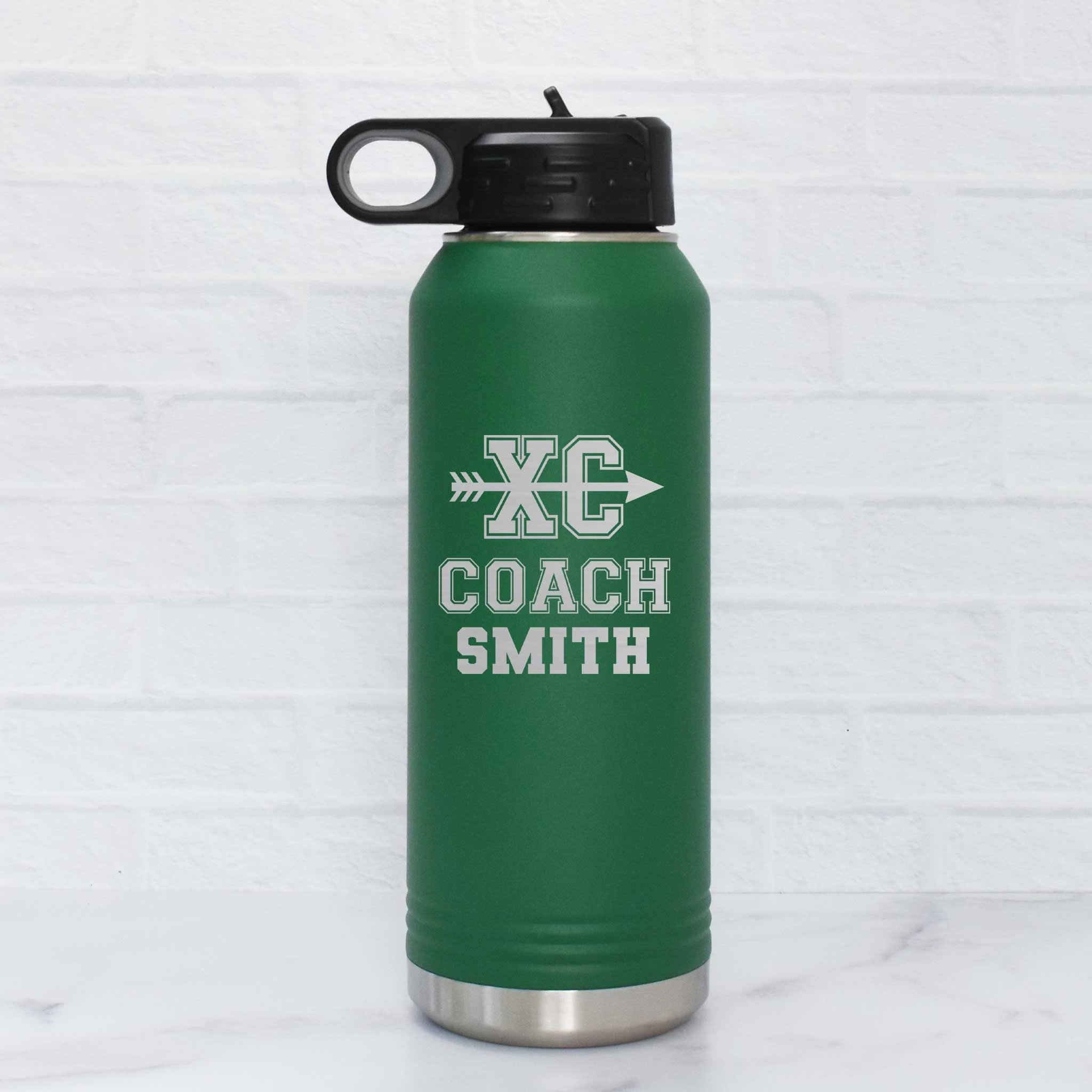 Personalized Cross Country Coach Water Bottle With Name