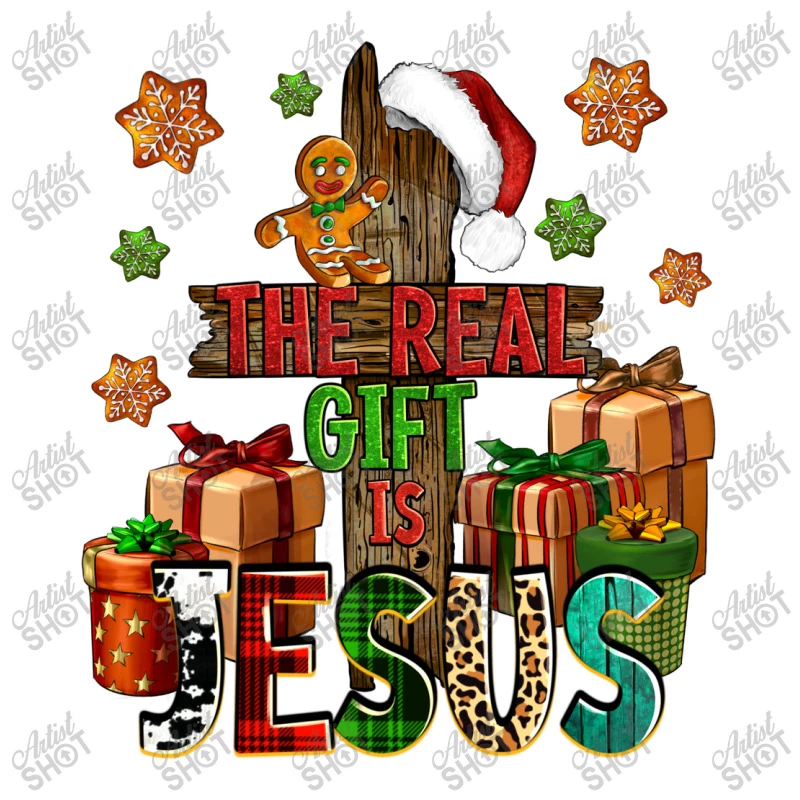 The Real Gift Is Jesus Stainless Steel Water Bottle - Image 3