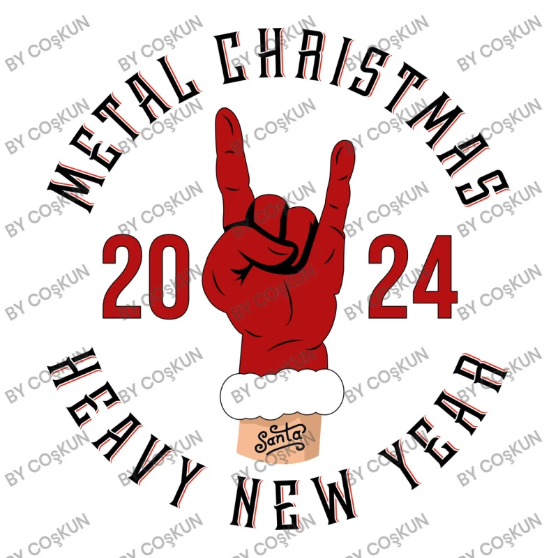 Metal Christmas Heavy New Year Stainless Steel Water Bottle - Image 3