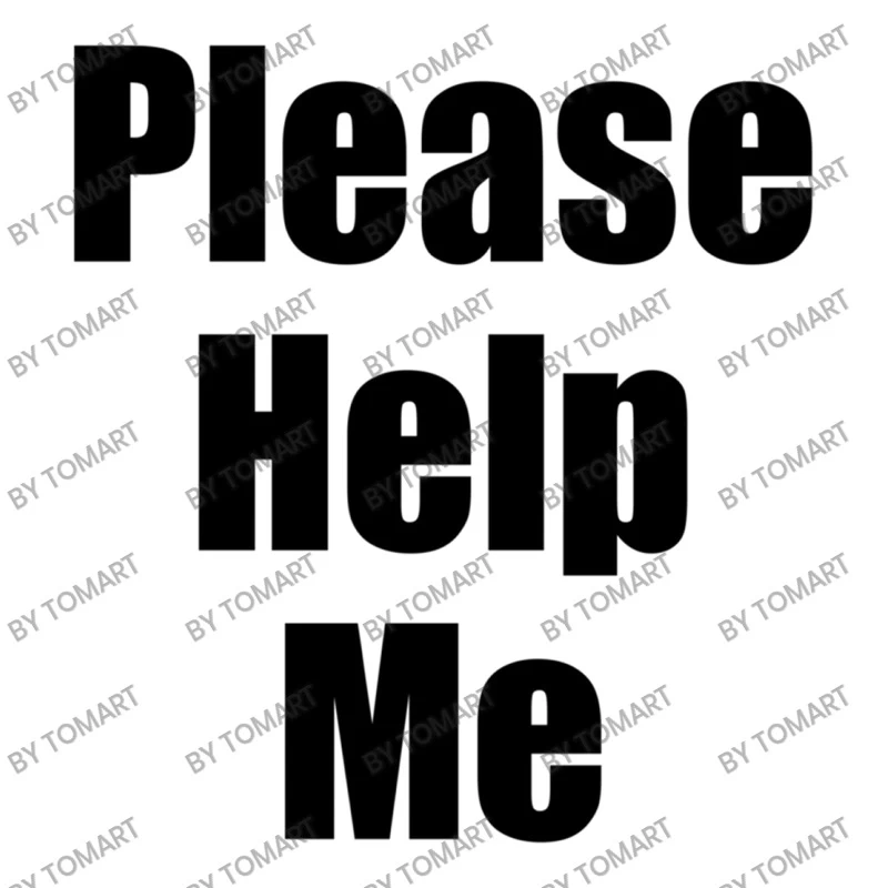 Please Help Me Stainless Steel Water Bottle - Image 3