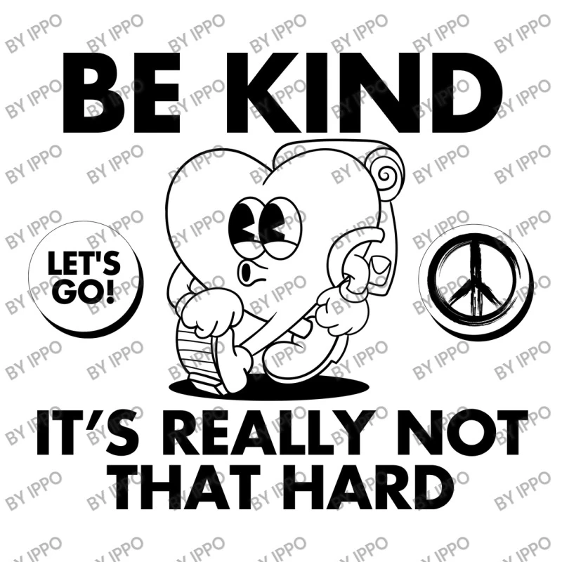 Be Kind It's Really Not That Hard Essential Stainless Steel Water Bottle - Image 3