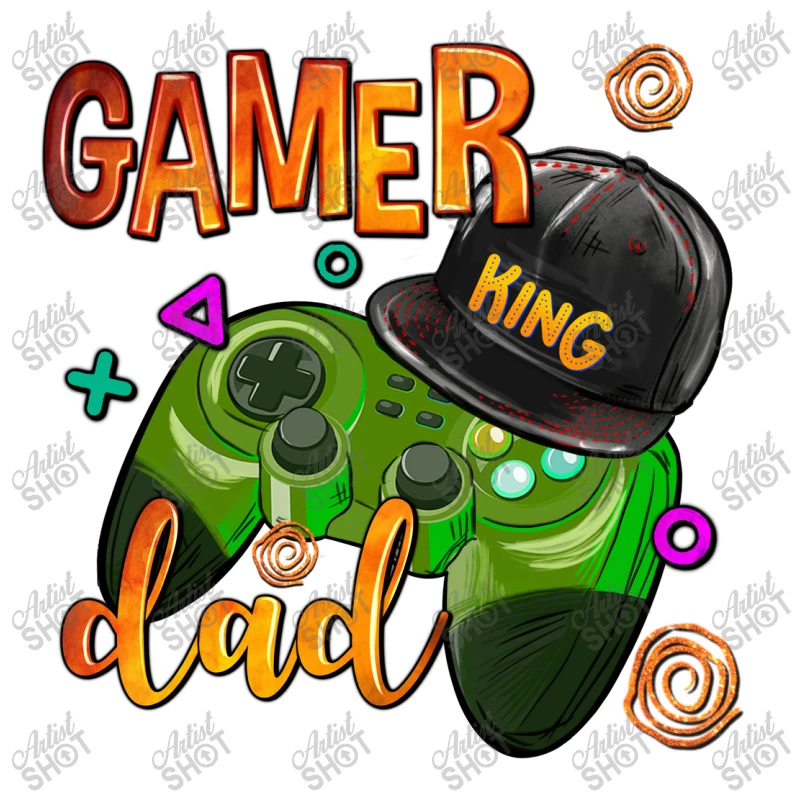 Gamer Dad Stainless Steel Water Bottle - Image 3