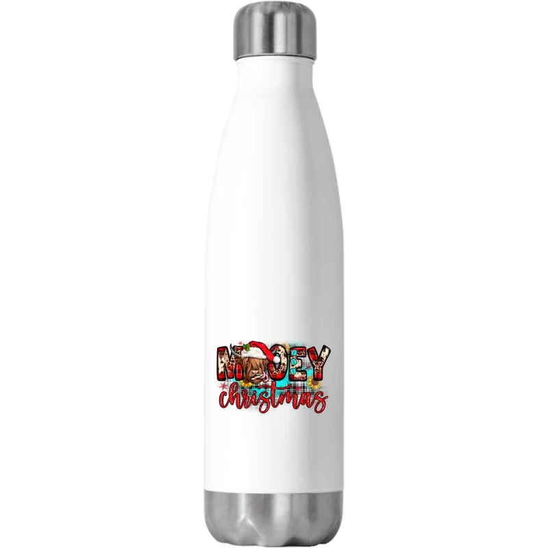 Mooey Christmas Sunflower Stainless Steel Water Bottle