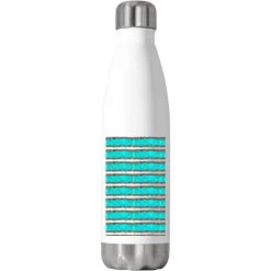 Turquoise Leopard Stainless Steel Water Bottle