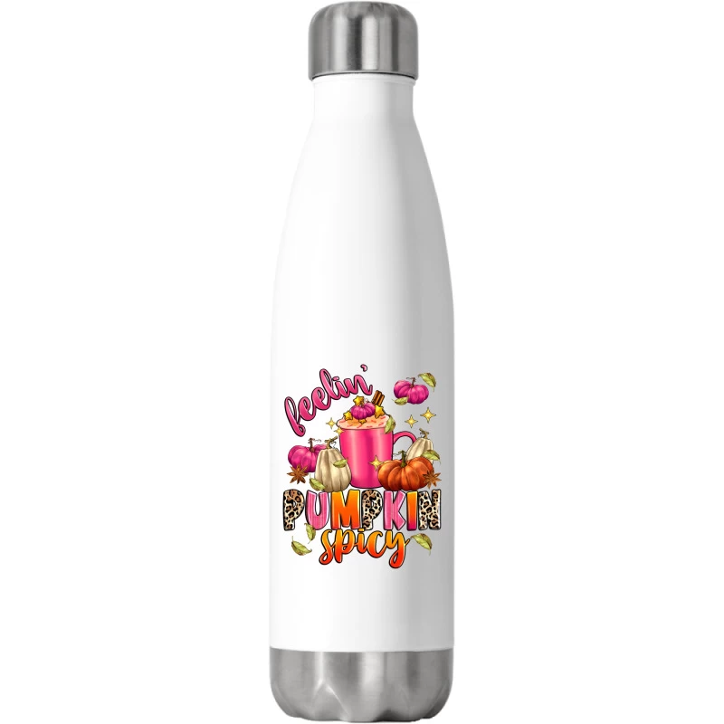 Feelin' Pumpkin Spicy Stainless Steel Water Bottle