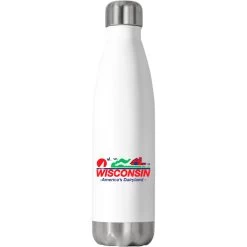 Wisconsin Stainless Steel Water Bottle