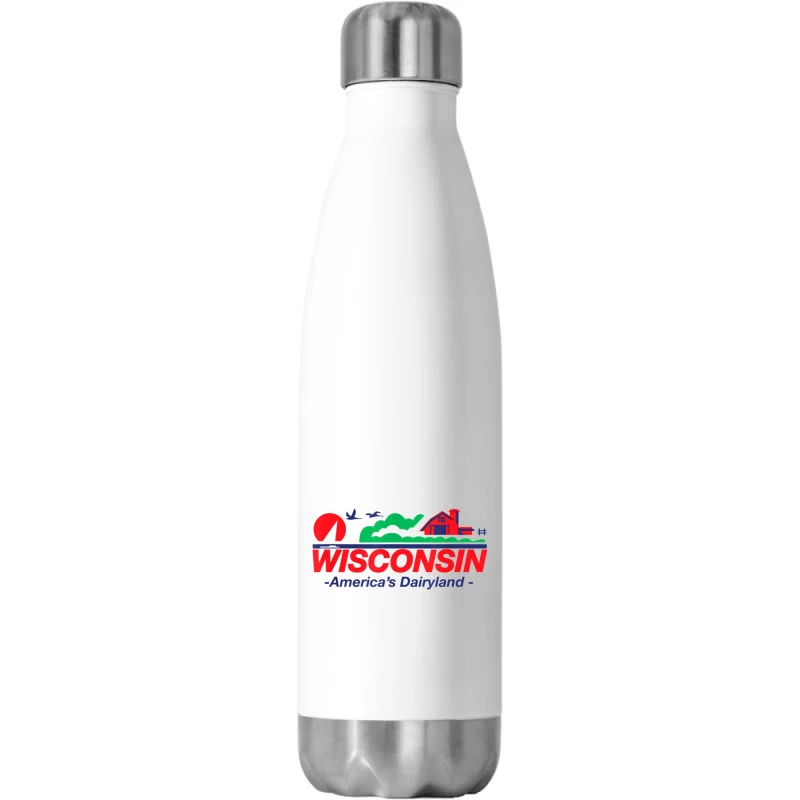 Wisconsin Stainless Steel Water Bottle