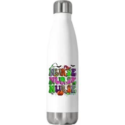 Nurse Spooky Stainless Steel Water Bottle