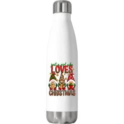 Just A Girl Who Loves Christmas Stainless Steel Water Bottle