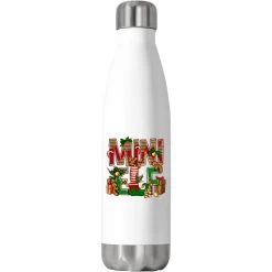 Christmas Mini Elf Stainless Steel Water Bottle