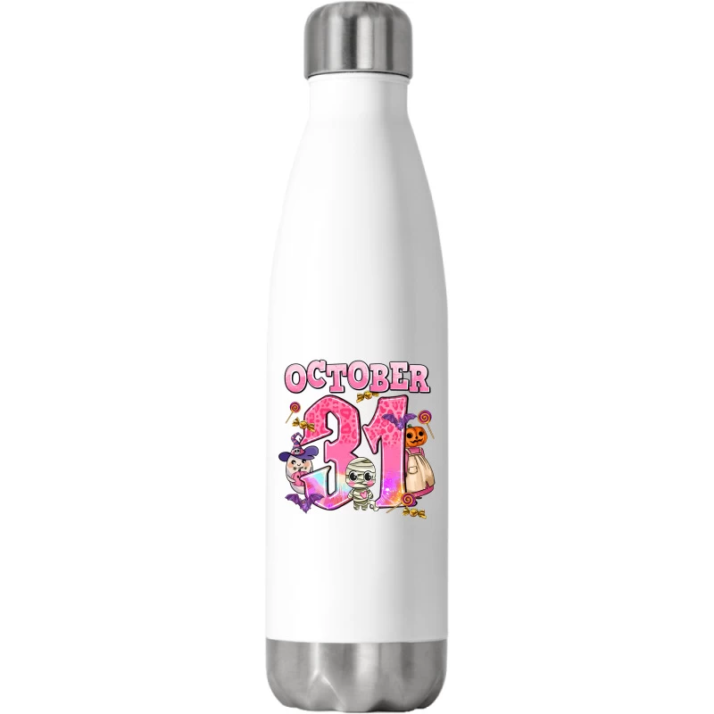 October 31 Stainless Steel Water Bottle