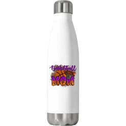 Basketball Mom Purple Stainless Steel Water Bottle