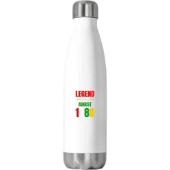 Legend Since August 1980 Funny Stainless Steel Water Bottle