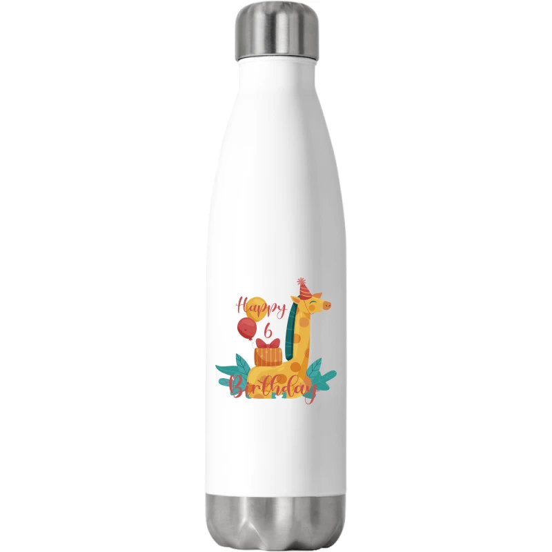 Happy 6 Birthday,new Year Stainless Steel Water Bottle