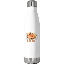 Just Here For The Pie Sublimation Stainless Steel Water Bottle