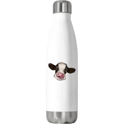Cow Stainless Steel Water Bottle