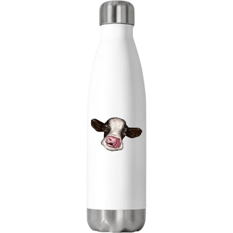 Cow Stainless Steel Water Bottle