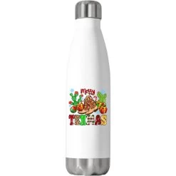 Merry Texmas Stainless Steel Water Bottle