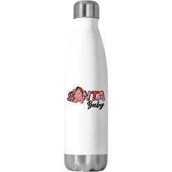 Christmas Santa Baby Stainless Steel Water Bottle