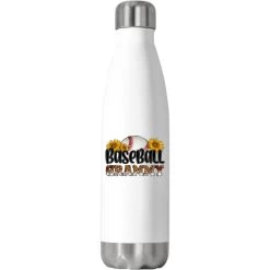 Western Baseball Grammy Stainless Steel Water Bottle