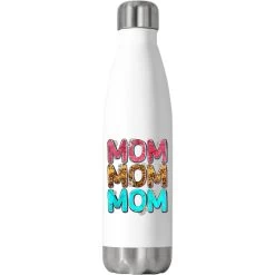 Mom Mom Mom Stainless Steel Water Bottle