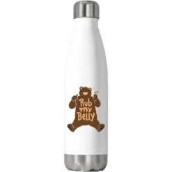 Rub My Belly Stainless Steel Water Bottle