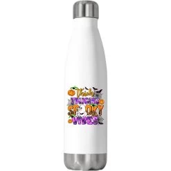 Thick Thighs Spooky Vibes Stainless Steel Water Bottle