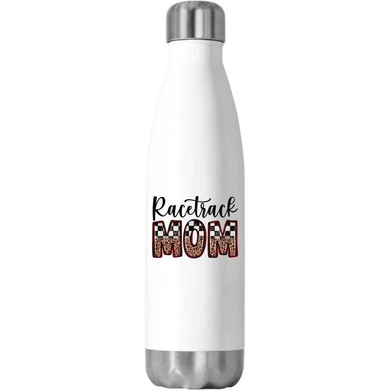Racetrack Mom Stainless Steel Water Bottle
