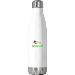 Merry Christmas Cartoon Stainless Steel Water Bottle
