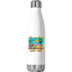 Take Me Where Summer Never Ends Stainless Steel Water Bottle