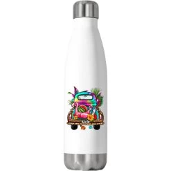 Summer Truck Stainless Steel Water Bottle