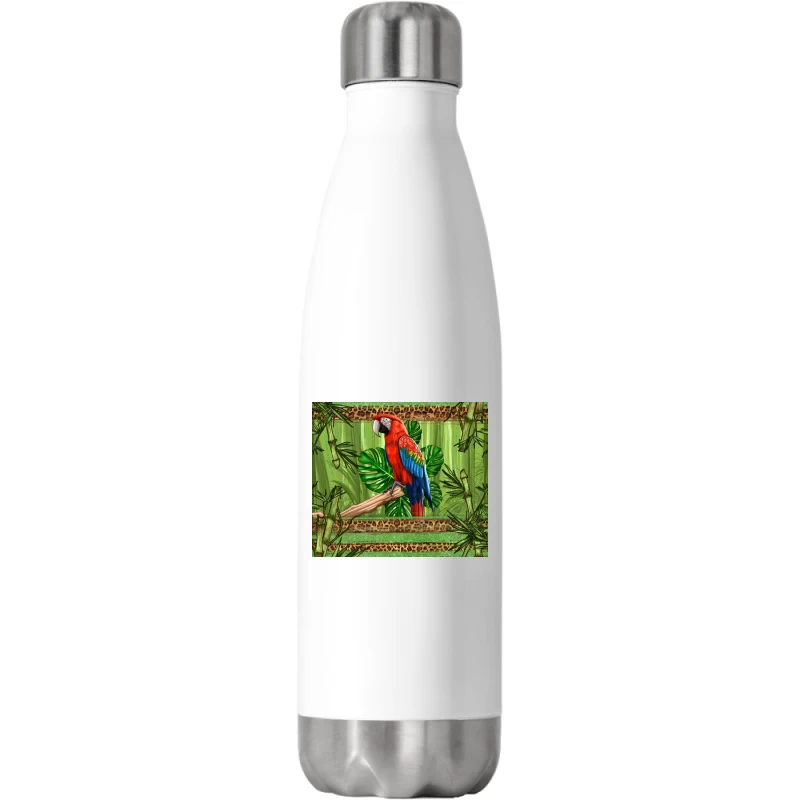 Western Macaw Parrot Stainless Steel Water Bottle