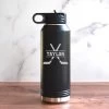 Personalized Hockey Water Bottle With Name