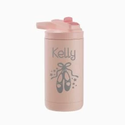 Personalized Kids Water Bottle 12 Oz - Ballet And Dance