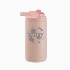Personalized Kids Water Bottle 12 Oz - Soccer