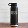 Personalized Volleyball Coach Steel Water Bottle With Name