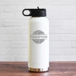 Personalized Volleyball Water Bottle With Name