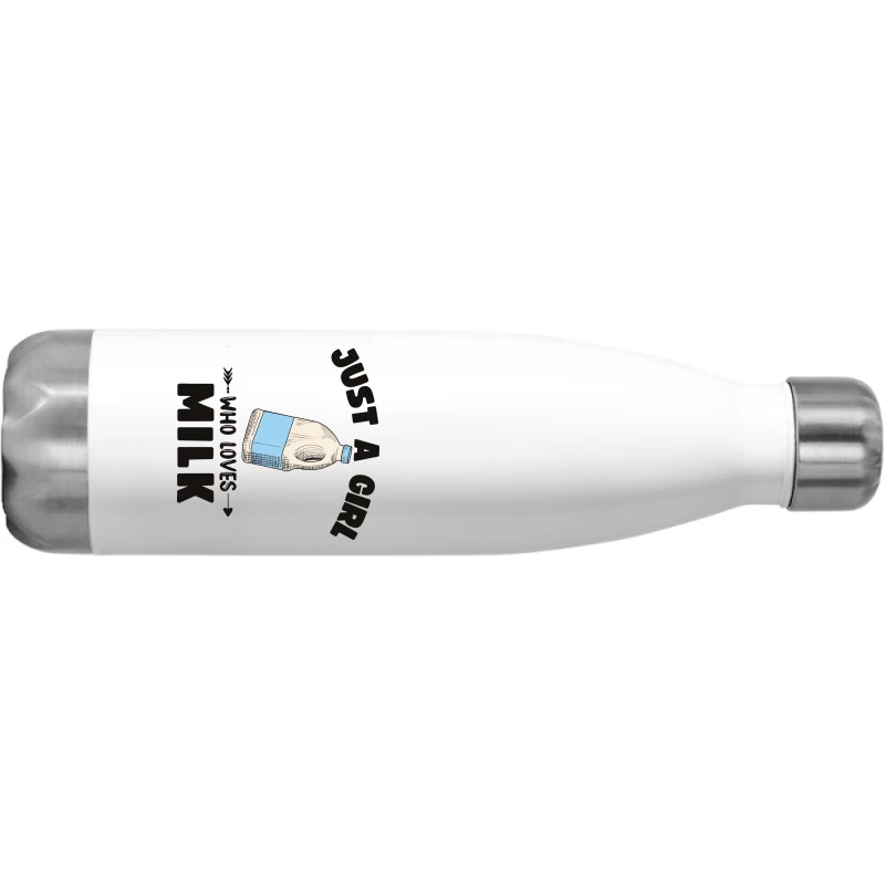 Funny Milk Stainless Steel Water Bottle - Image 2